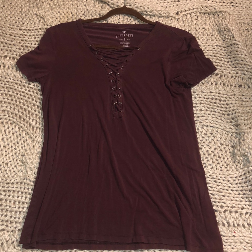 American eagle laced top